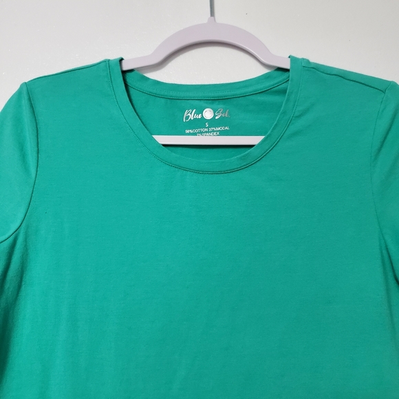 SOL'S Womens Ladies Moon Short Sleeve T-Shirt Blue Atoll - Picture 3 of 8